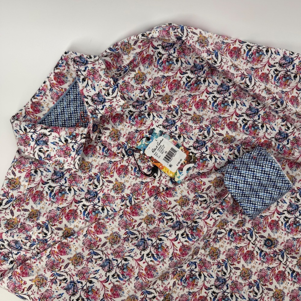 Robert Graham Andaman Floral Paisley Button Down Shirt XS Classic Fit S25126C